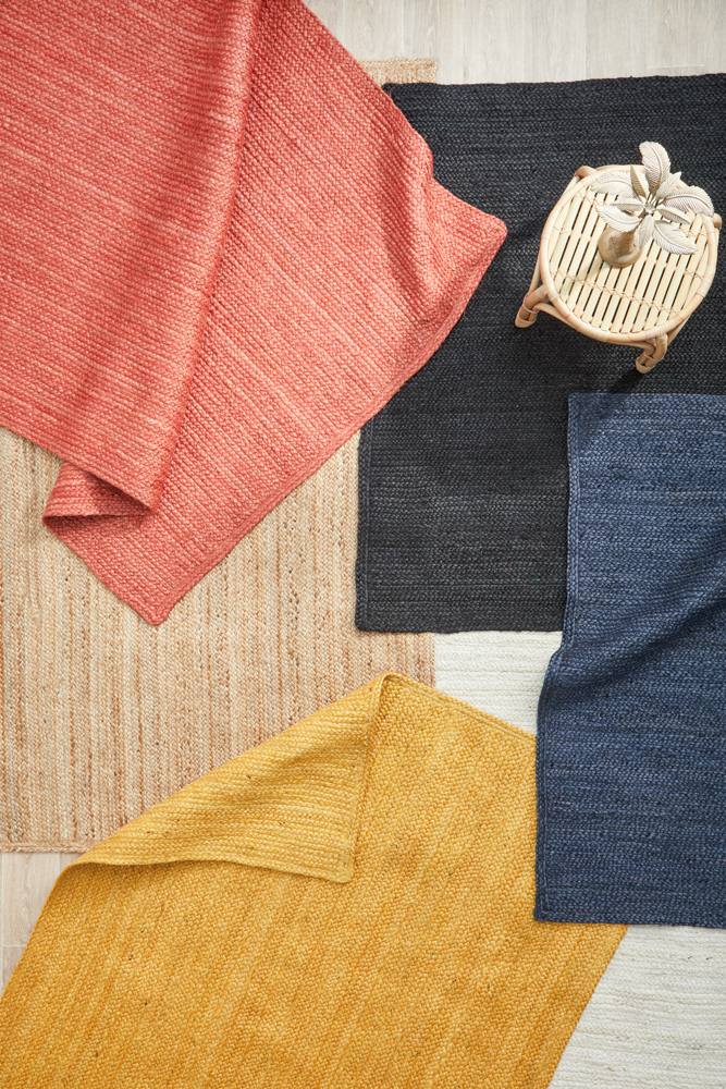 BDI-bondi-yellow-black-navy-jute-flatweave-natural-urbanrugs