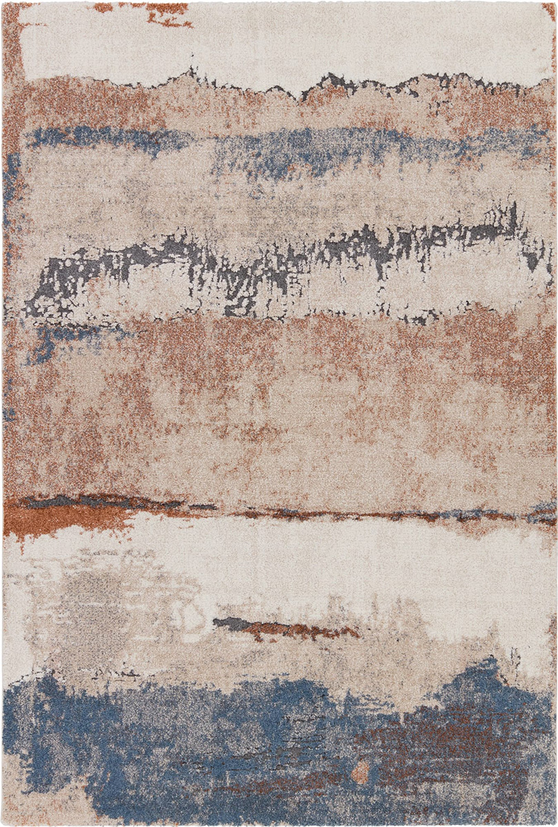 Formation 66 Tan/Blue Modern Rug - Image 2