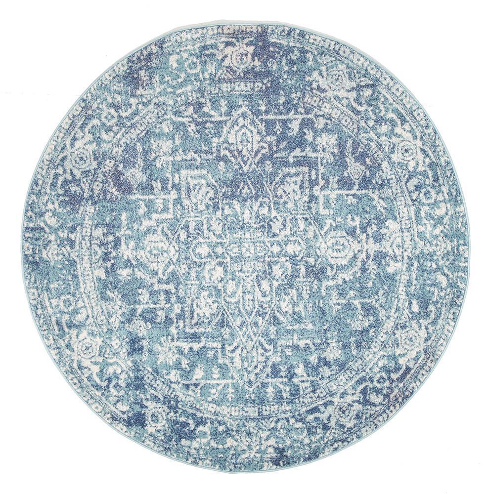 Evoke Muse Blue Transitional Rug - Image 7