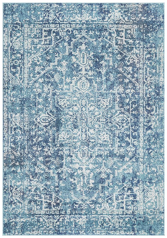 Evoke Muse Blue Transitional Rug - Image 2